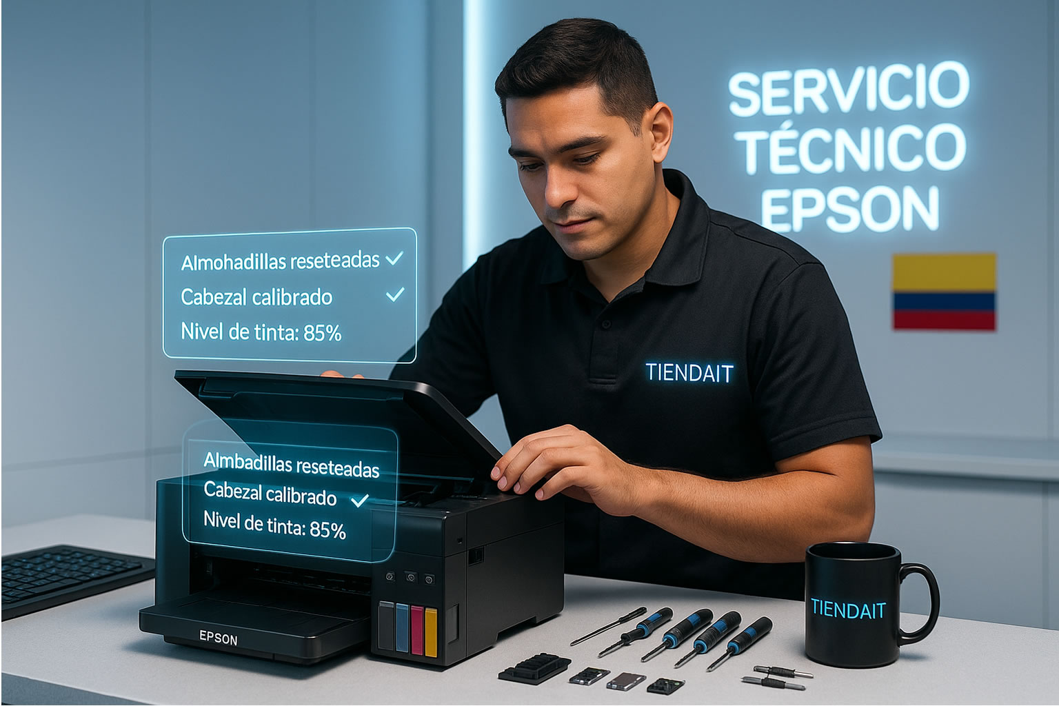 ✅Servicio Técnico y Mantenimiento de Impresoras Epson en Medellín – Tiendait Colombia